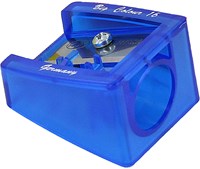 Creativ Company blue pencil sharpener for thick pencils - plastic
