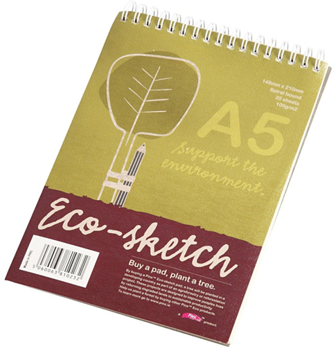 Creativ Company sketchbook A5 eco paper 100gsm 25 sheets drawing