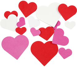 Creativ Company foam hearts craft material 200 pieces self-adhesive