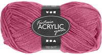 Creativ Company acrylic yarn pink 50g 80m - soft textile yarn