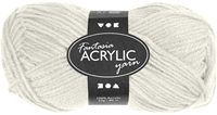 Creativ Company acrylic yarn cream 50g 80m - soft textile yarn