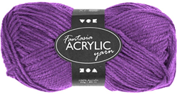 Creativ Company acrylic yarn purple - craft yarn 80 meters 50g
