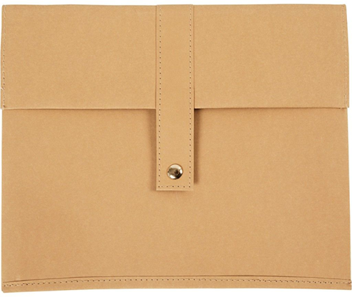 Creativ Company faux leather tablet case light brown 26.5x22 cm - tablet accessory