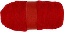Creativ Company carded wool red 100gr craft material