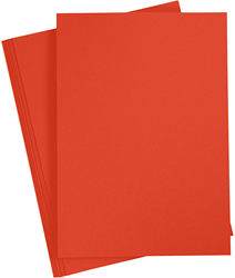 Creativ Company CC Gekleurd Karton A4 Helder Rood 20 vel