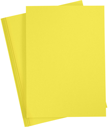 Gekleurd Karton Sun Yellow A4, 20 vel