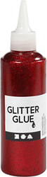 Glitterlijm Rood, 118ml