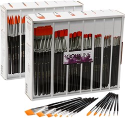 Creativ Company paint brush set - Gold Line 168 pieces for kids and adults