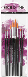 Creativ Company acrylic brush set round 8 pieces - painting and crafting