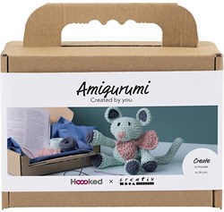 Creativ Company crochet kit amigurumi mouse mint - creative toy