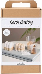 Creativ Company craft set resin casting figurine DIY kit multicolor
