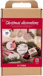 Creativ Company craft set Christmas ornaments clay DIY kit