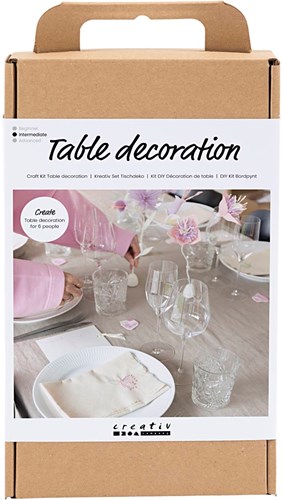 Creativ Company craft set table decoration pastel colours DIY kit