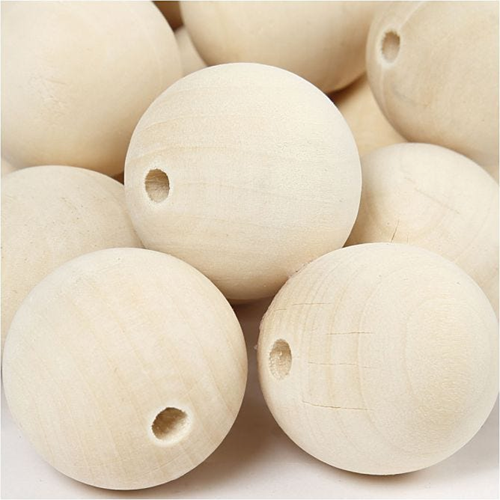 Creativ Company CC Houten Kralen 35 mm Naturel 50 stuks