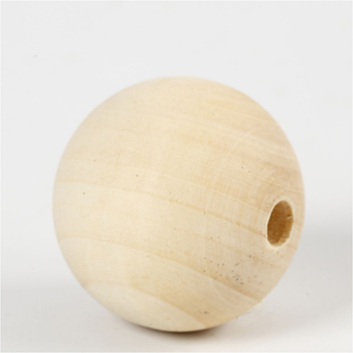Creativ Company CC Houten Kralen 40 mm Naturel 6 stuks