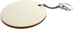 Creativ Company wooden keychain craft set circle 12 pieces 6 cm