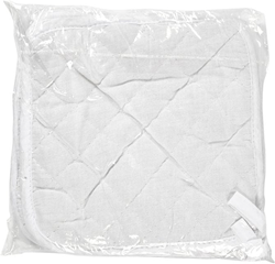 Creativ Company cotton pot holders set white 20x20 cm 4 pieces kitchen