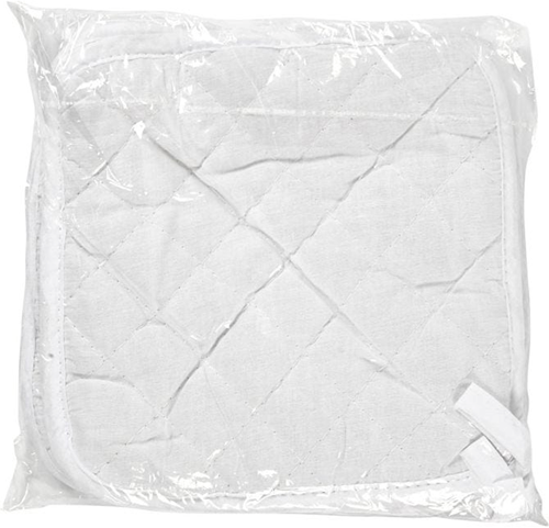 Creativ Company cotton pot holders set white 20x20 cm 4 pieces kitchen
