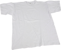 Creativ Company cotton T-shirt kids round neck white 5-6 years customizable