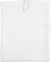 Creativ Company tablet cover cotton white 22x27 cm protective case