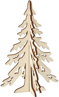 Creativ Company wooden Christmas tree decoration - DIY craft Christmas