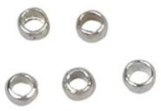 Creativ Company CC Knijpkralen 2,5 mm Zilver 100 stuks