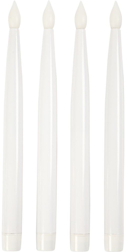 Creativ Company LED art candle white 27.5 cm 4 pieces decoration