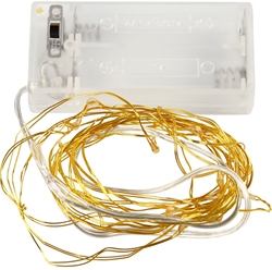 Creativ Company LED garland gold 3.15 meters - festive lighting