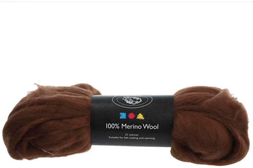 Creativ Company CC Merino Wol 100gr Bruin