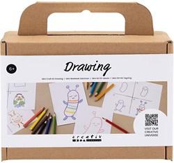 Creativ Company Drawing Set Mini Creative Box Monsters for Kids