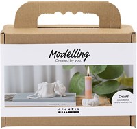 Creativ Company craft set candle holder sculpting shells DIY maritime