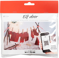 Creativ Company Miniature Set Gnome Door Laundry decoration toy