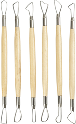 Creativ Company Mirettes sculpting tool set sharp edges 6-piece