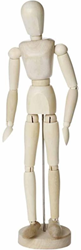 Creativ Company female model 30cm wooden mannequin for drawing and sculpting