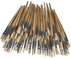 Creativ Company brushes Nature Line set - 80 pieces painting craft