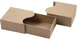 Creativ Company papier-mâché wave craft box multicolor 21.5x10x5