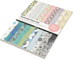 Papierblok Bloemen met handgemaakt Papier, 20 vellen
