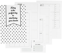 Creativ Company planner bullet journal pages A5 7 sheets paper