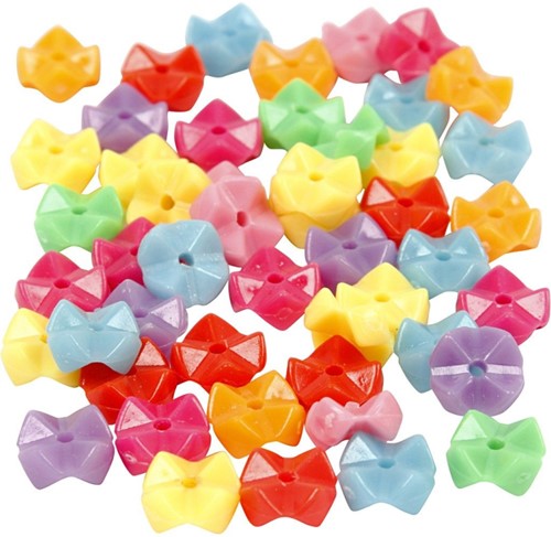 Creativ Company CC Plastic Kralen Figuren 10 mm Multi 2200 stuks
