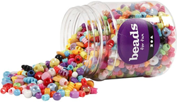 Creativ Company CC Plastic Kralen Figuren 6 - 20 mm Multi ca 1175 stuks