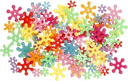 Creativ Company CC Plastic Kralen Figuren Emmer 7-13,5 mm Multi 4000 stuks