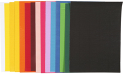Creativ Company corrugated craft paper 25x35 cm 15 sheets colors