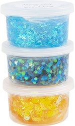 Creativ Company clay Sequin Clay blue green harmony 3x60g crafting