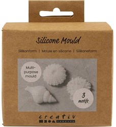 Creativ Company silicone mold starfish and large seashell for crafts