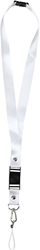 Creativ Company keycord white 53 cm - polyester lanyard
