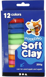 Creativ Company clay set modelling clay 200g multicolor 12 pieces toy