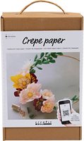 Creativ Company CC Startersset Crêpepapier Bloemenkrans op Ring