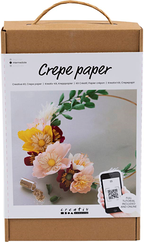 Creativ Company CC Startersset Crêpepapier Bloemenkrans op Ring