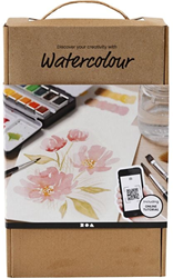 Creativ Company watercolour painting starter set A5 200gr
