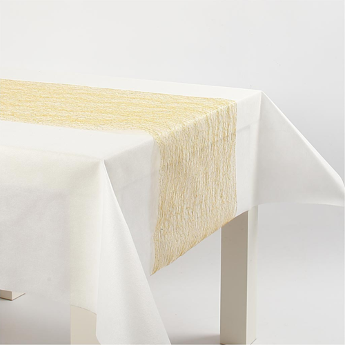 Creativ Company table runner gold mesh 10 meters table decoration